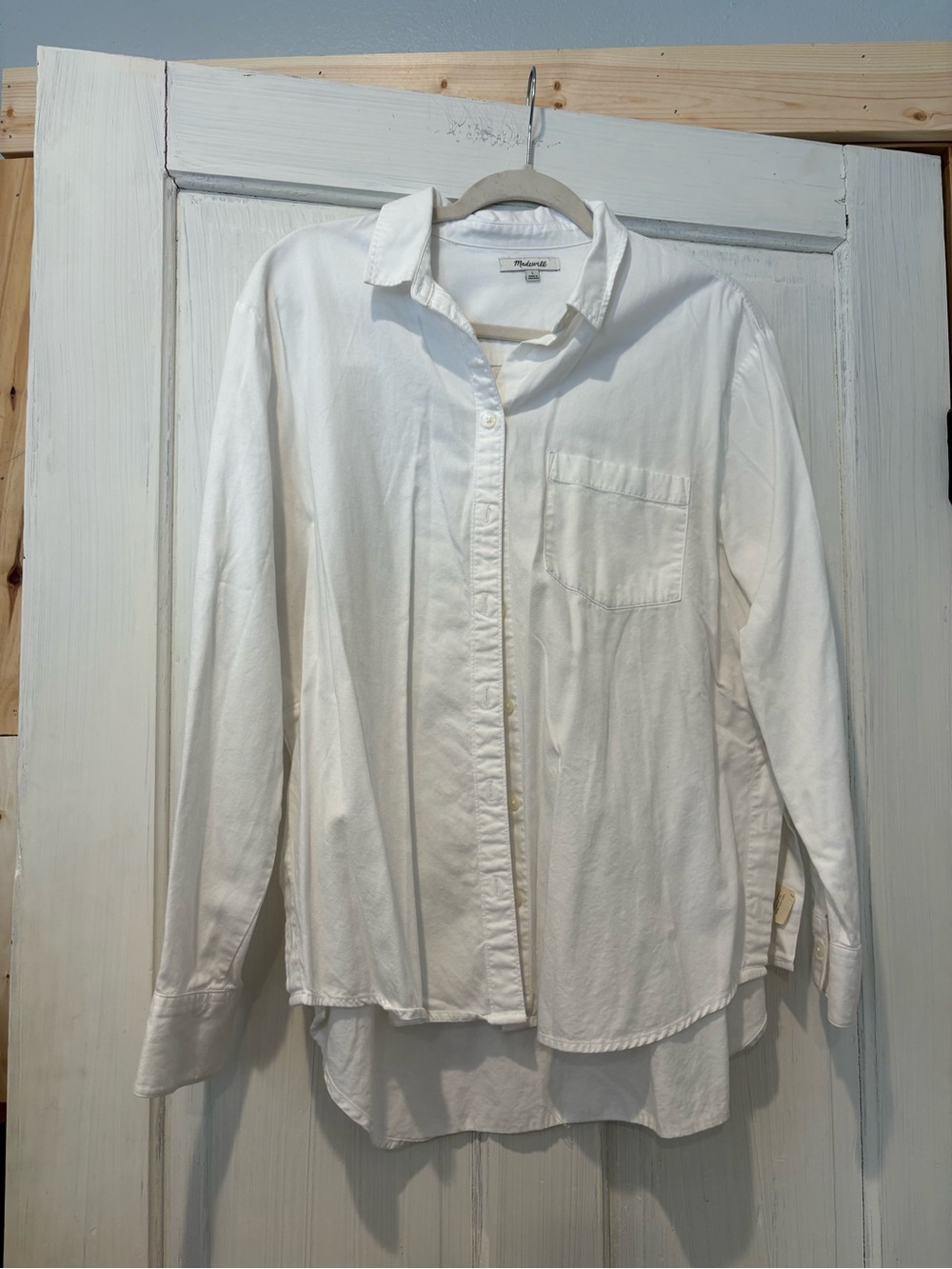 Madewell White Button-Down